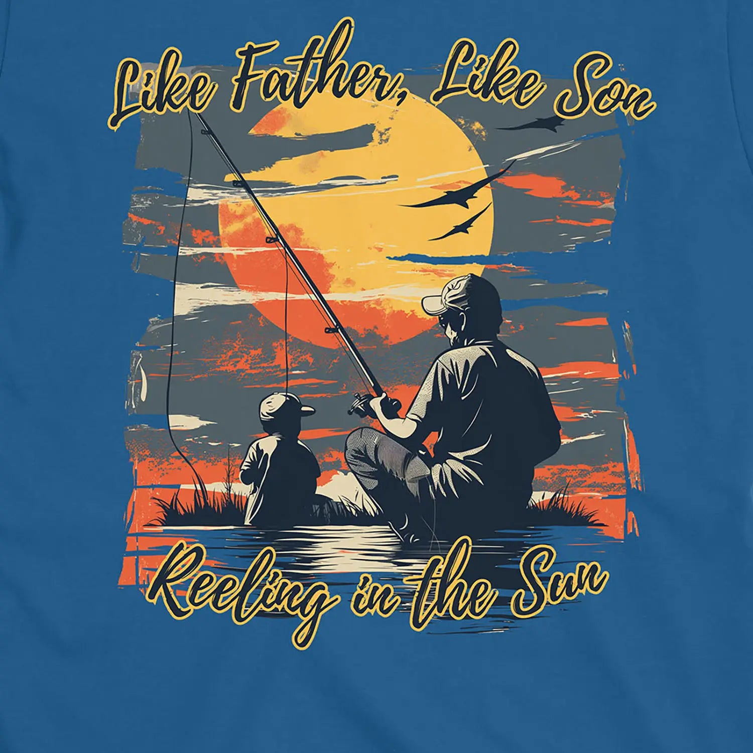 Royal, Like Father Like Son Tee – fish-room