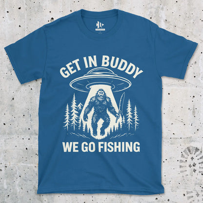 Get In Buddy, We Go Fishing Tee Royal T-Shirt