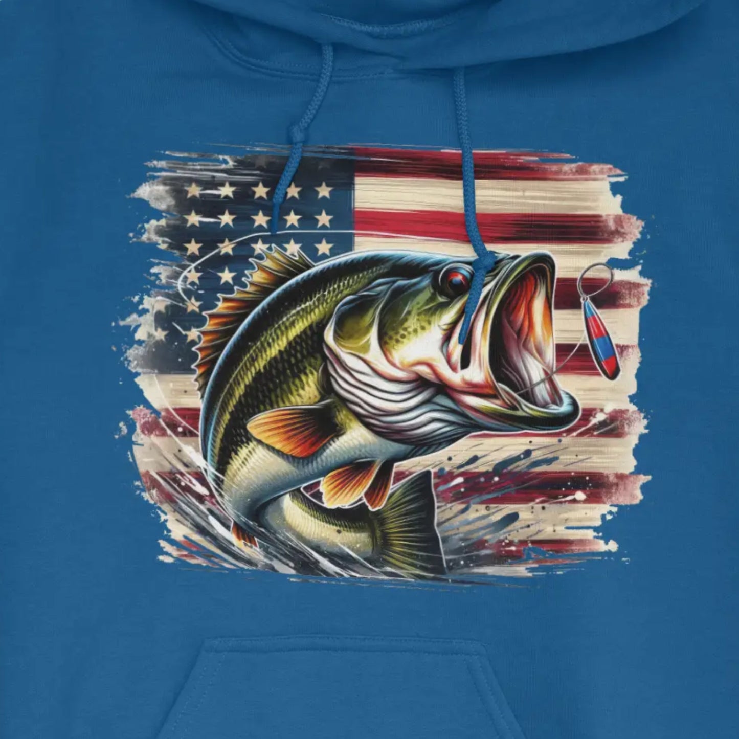 Royal, American Bass Hoodie – fish-room