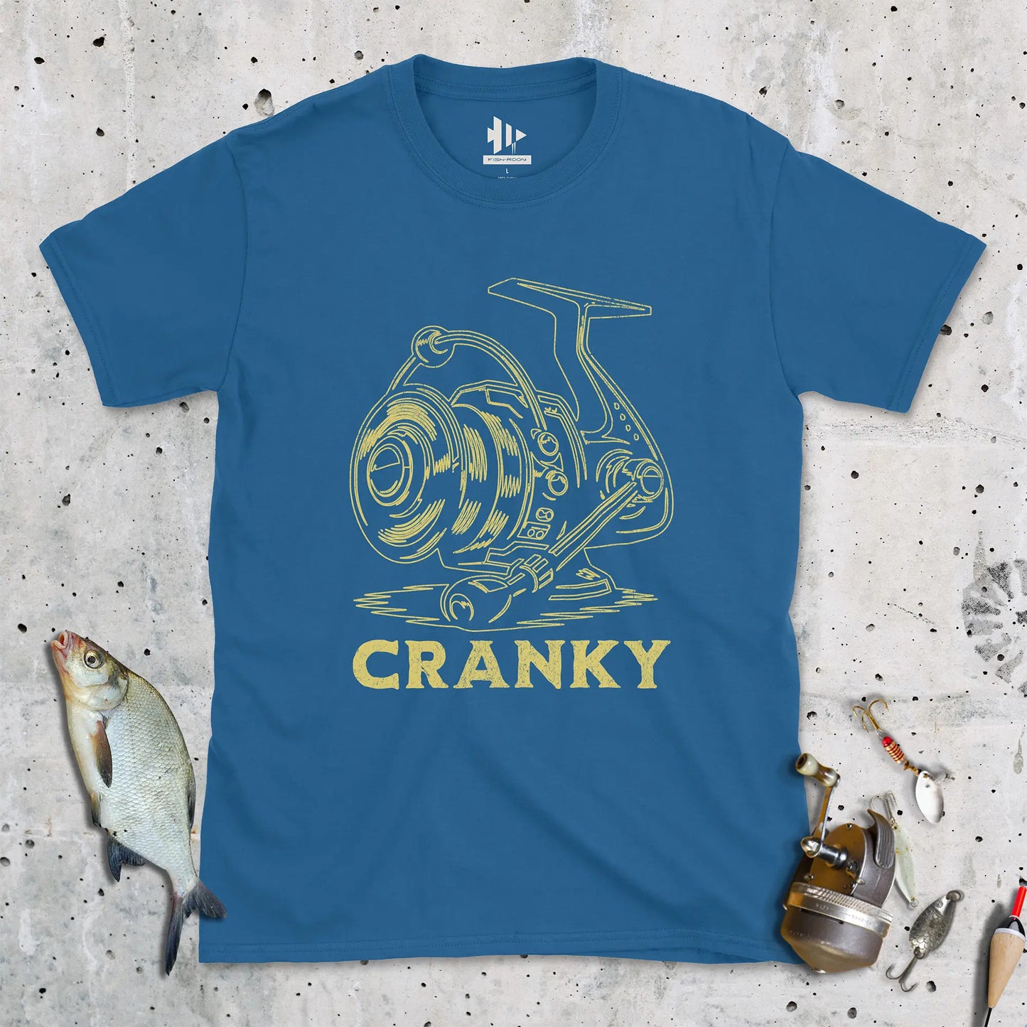 Royal, Cranky Tee – fish-room