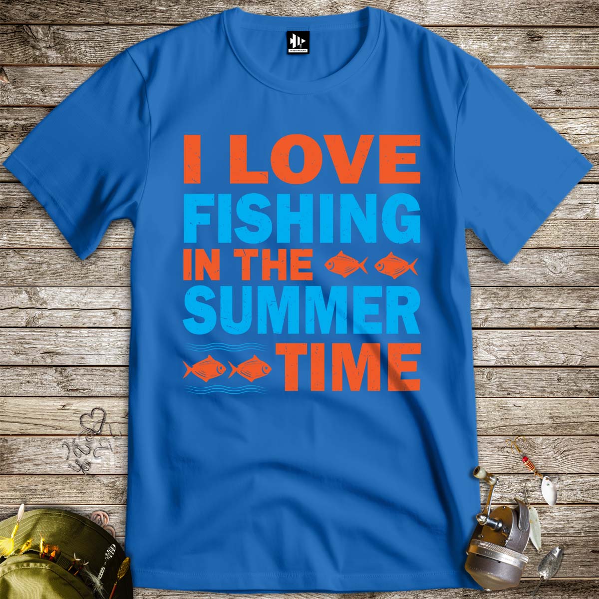 Fishing in She Summer Tee-funny fishing t shirt-FISH-ROOM LLC