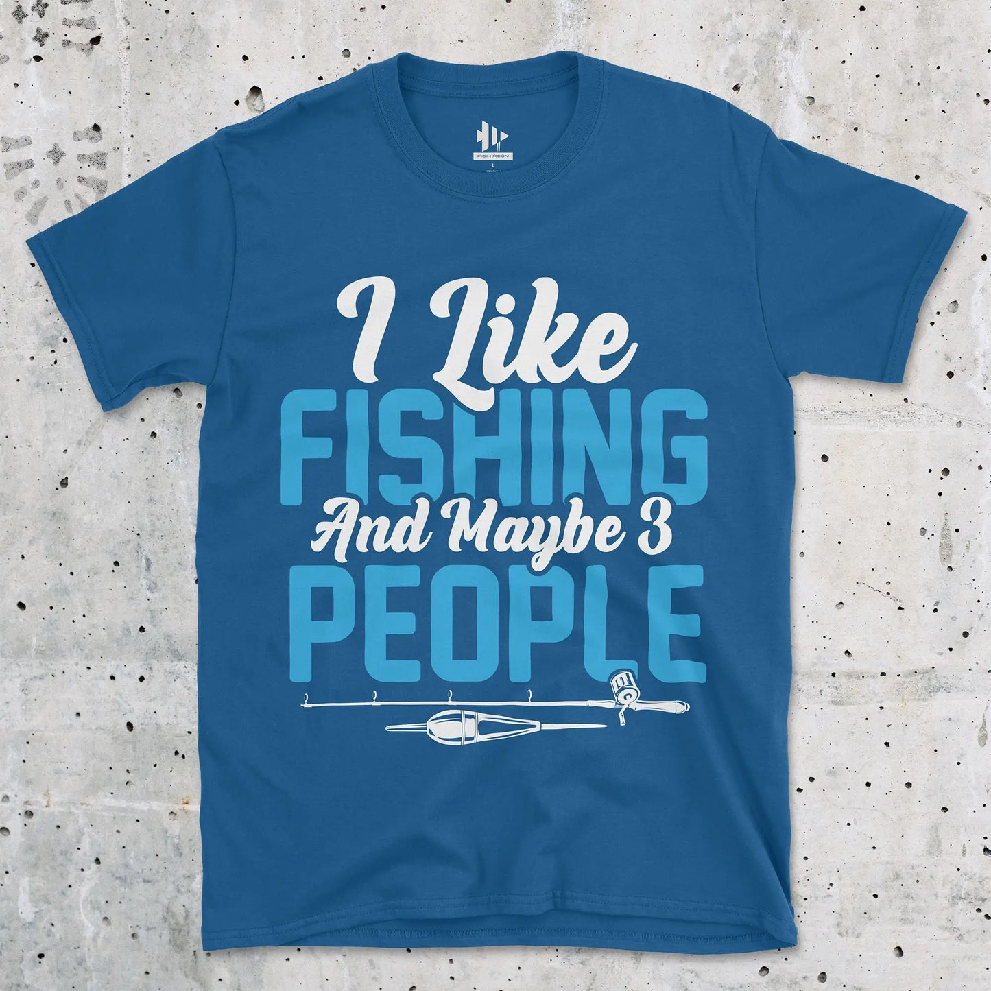 I Like Fishing Tee Royal T-Shirt