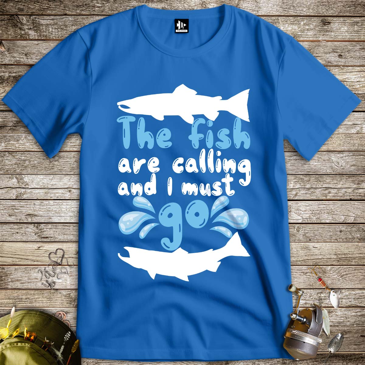 The Fish are Calling Tee-funny fishing t shirt-FISH-ROOM LLC