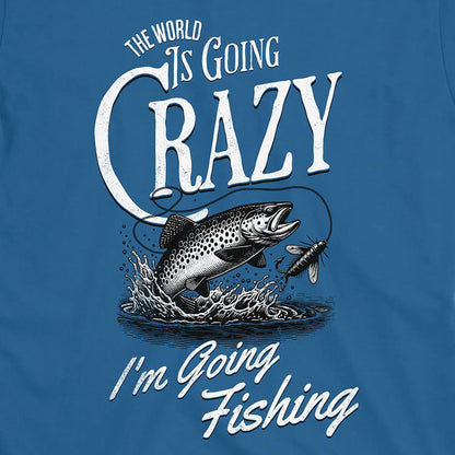 Royal, The World Is Going Crazy Tee – fish-room