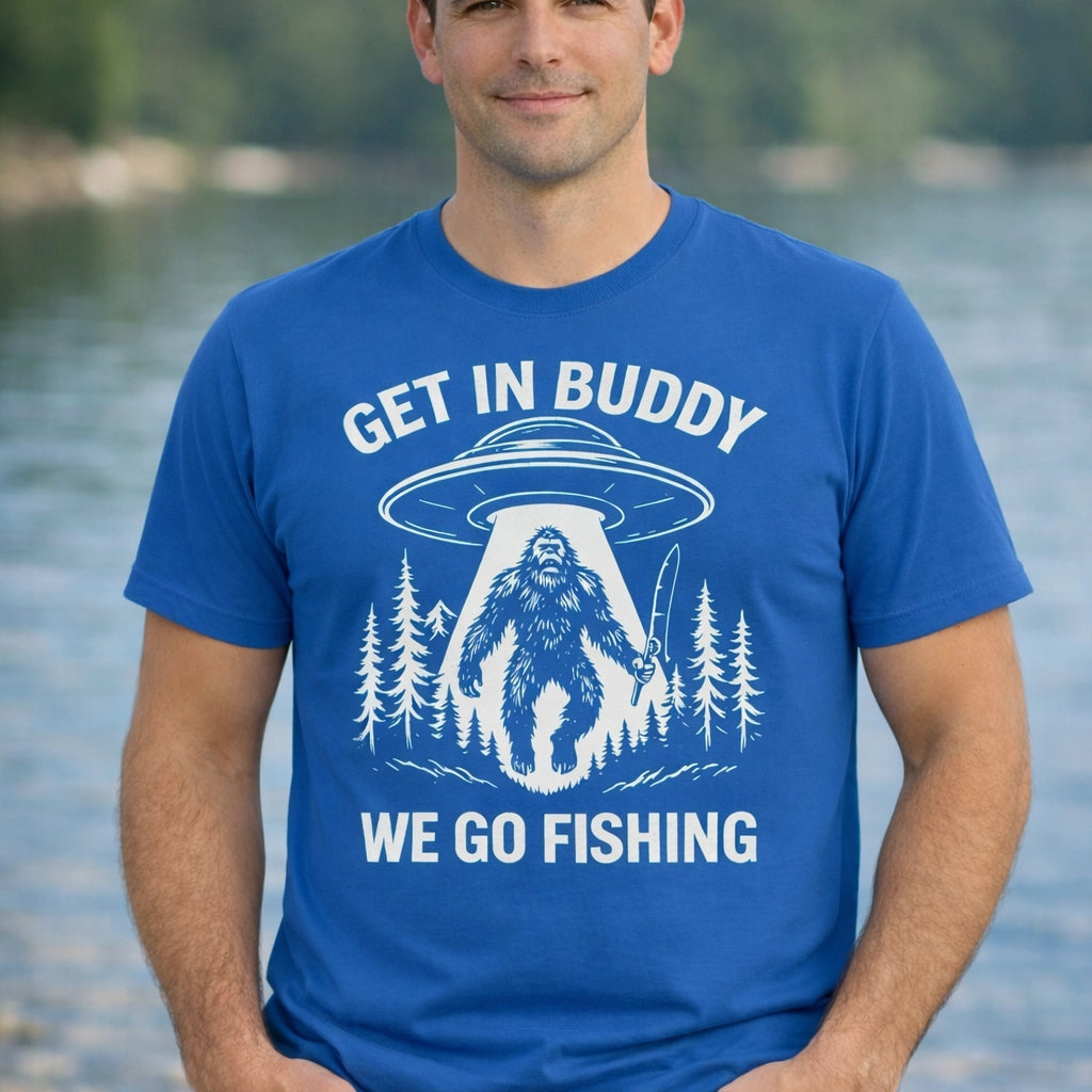 Royal, Get In Buddy, We Go Fishing Tee – fish-room