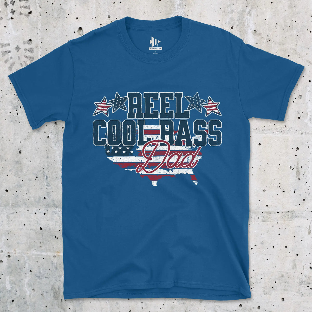 Royal, Reel Cool Bass Dad Tee – fish-room
