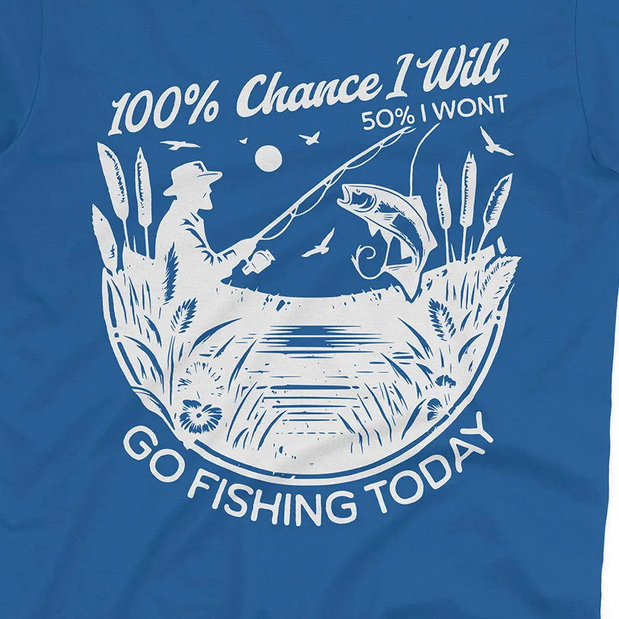100% Fishing Day Tee