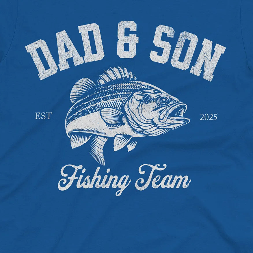 Dad & Son Fishing Team Tee