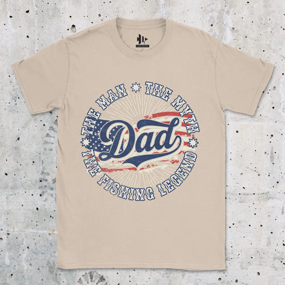 Sand, Legendary Dad Fishing Tee – fish-room