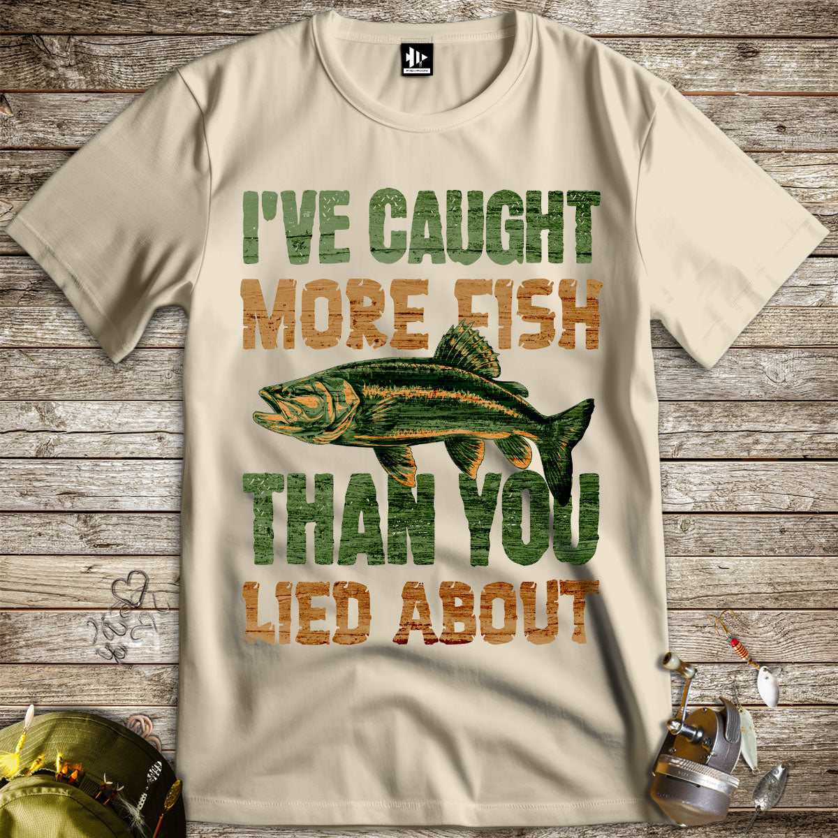 I've Caught More Fish Than You Lied About Tee-funny fishing t shirt-FISH-ROOM LLC