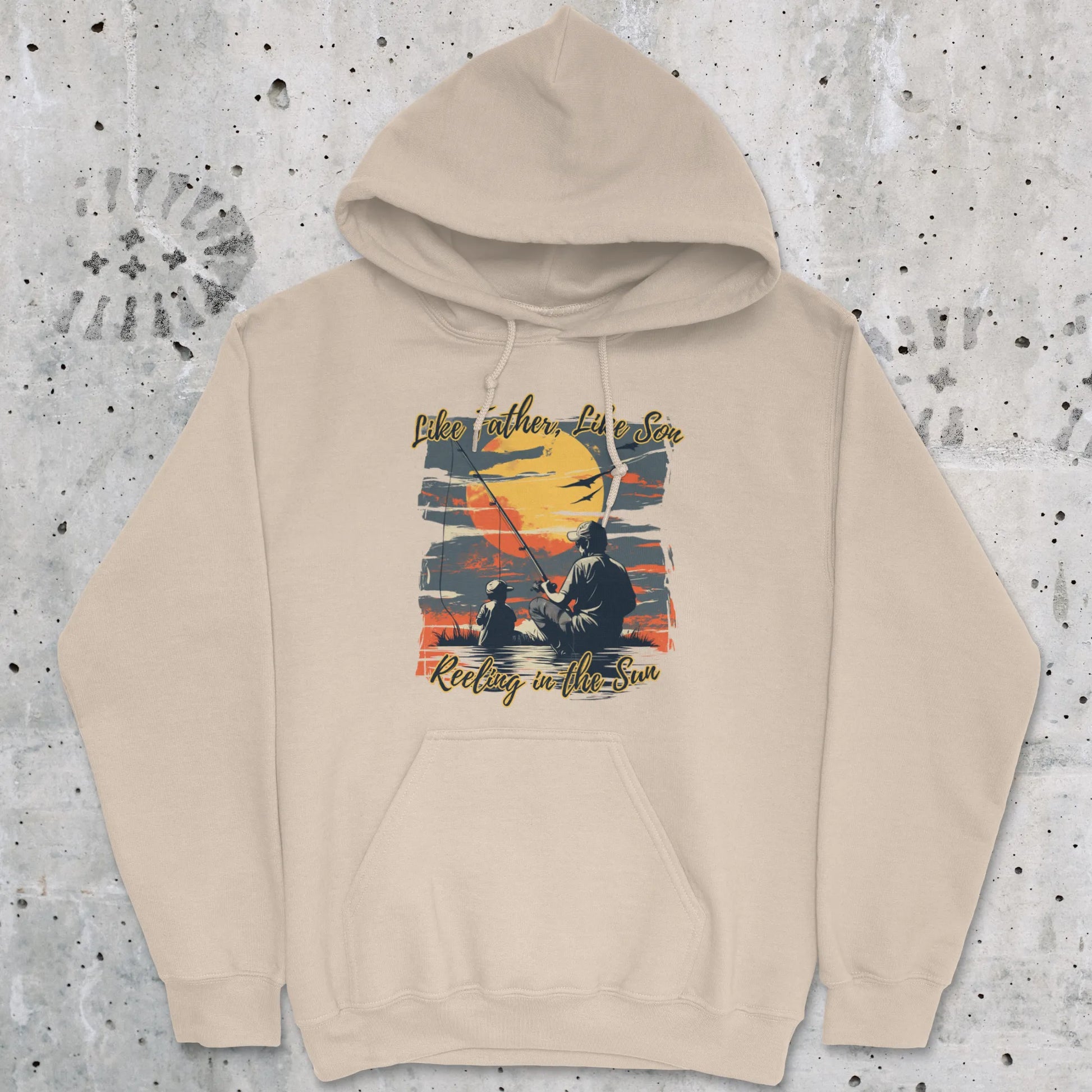 Sand, Like Father Like Son Hoodie – fish-room