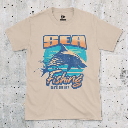 Sand, Sea Fishing, Sea's the Day Shark Tee – fish-room