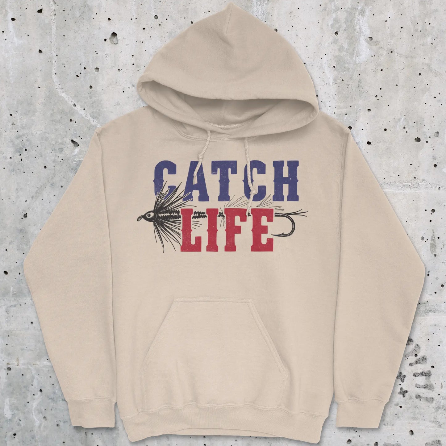 Sand, Catch Life Hoodie – fish-room
