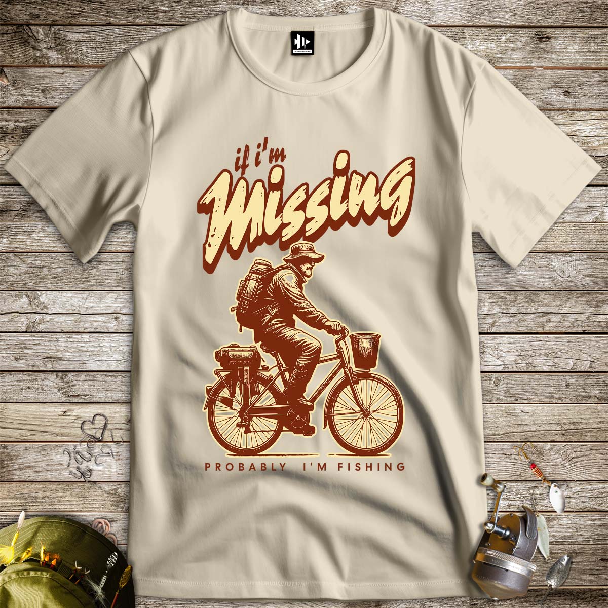 If I'm Missing, Probably I'm Fishing Tee-funny fishing t shirt-FISH-ROOM LLC