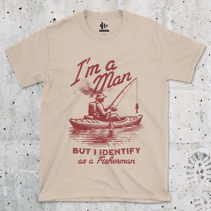 Sand, I'm a Man, But I Identify as a Fisherman Tee – fish-room