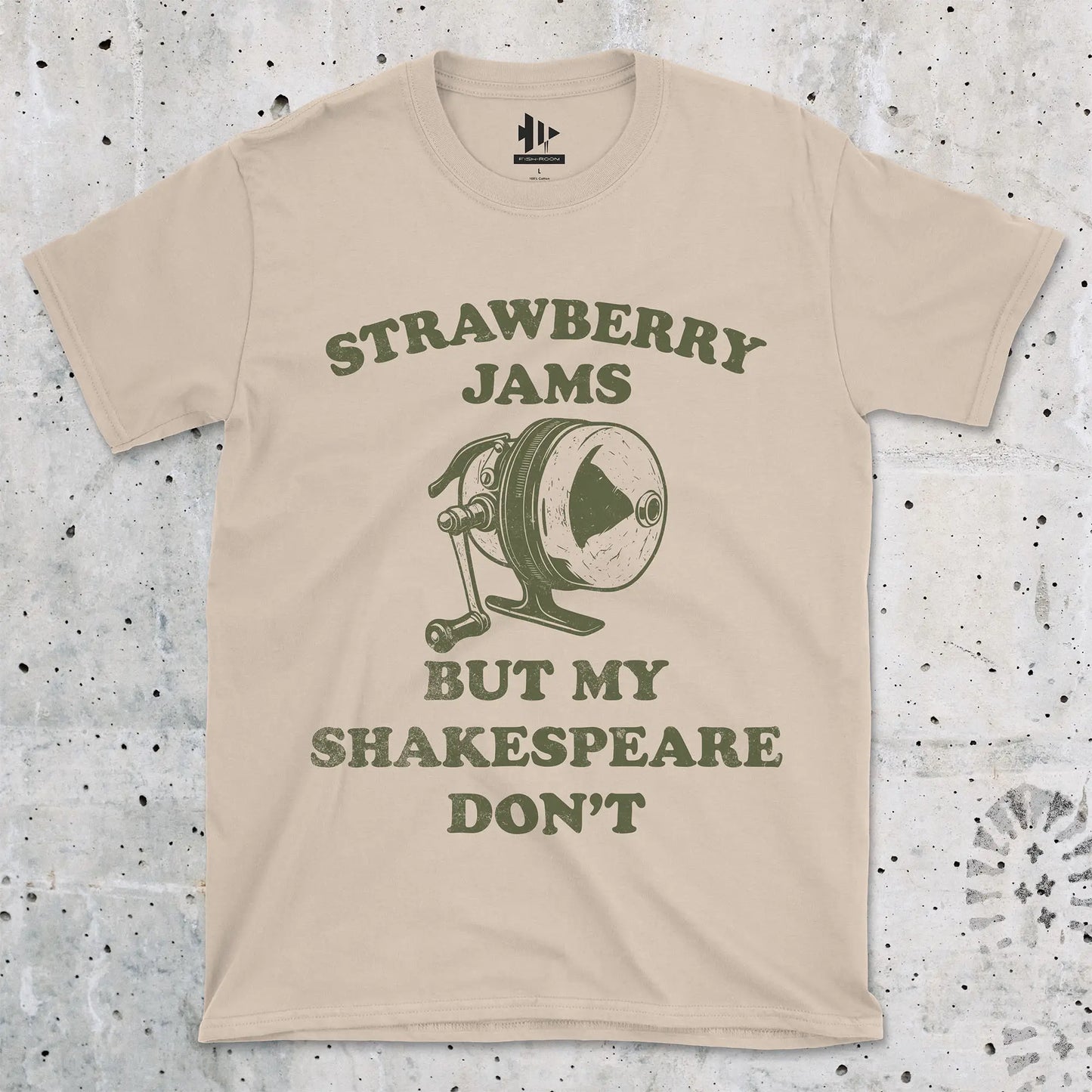 Sand, Strawberry Jams – But My Shakespeare Don’t Tee – fish-room