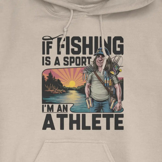Sand, Fishing Athlete Hoodie – fish-room