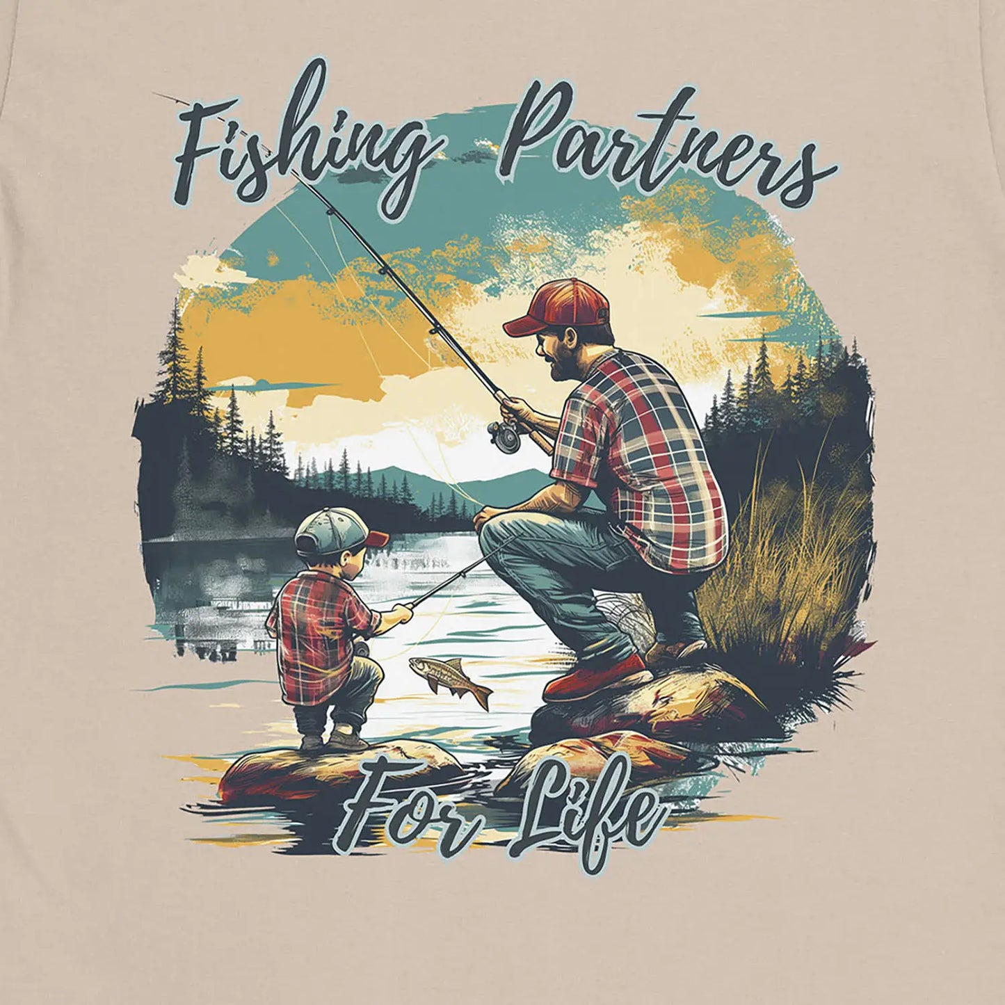 Sand, Fishing Partners for Life Tee – fish-room