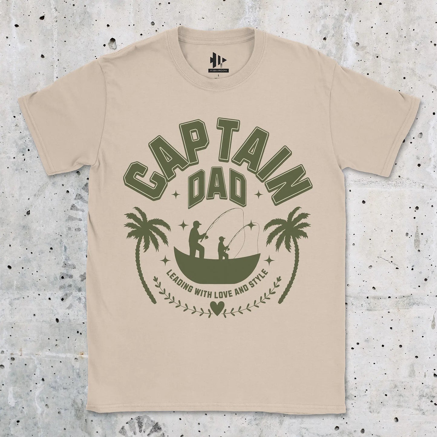 Sand, Captain Dad Tee – fish-room