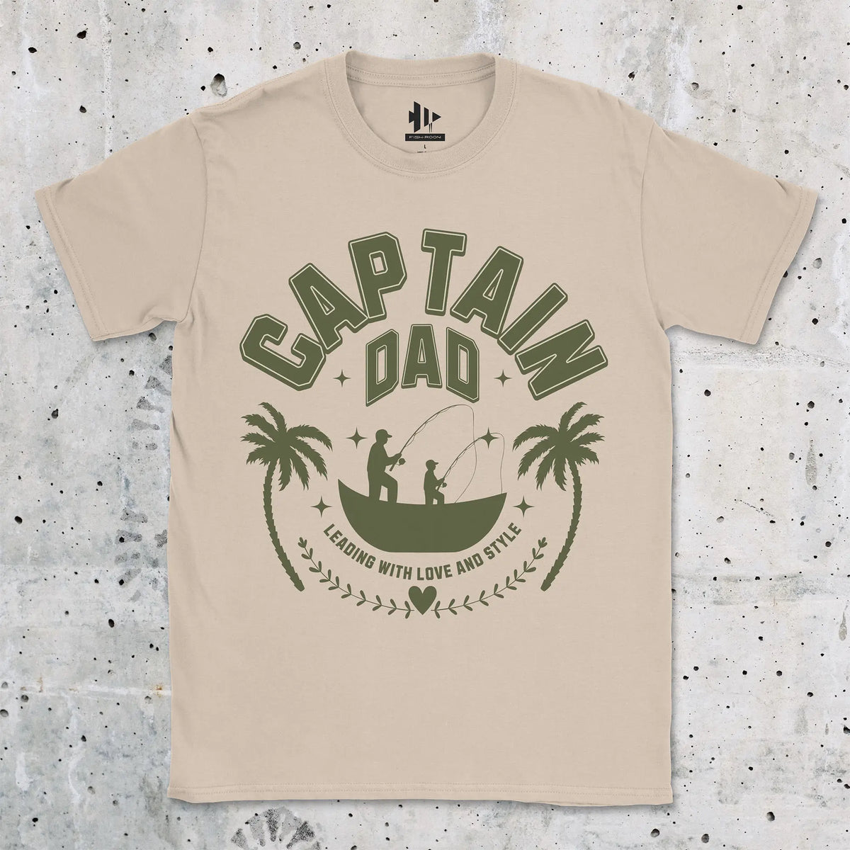 Sand, Captain Dad Tee – fish-room