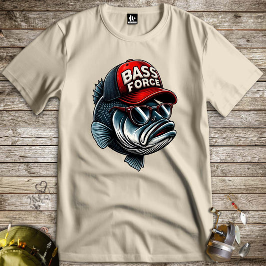 Bass Force Tee-funny fishing t shirt-FISH-ROOM LLC