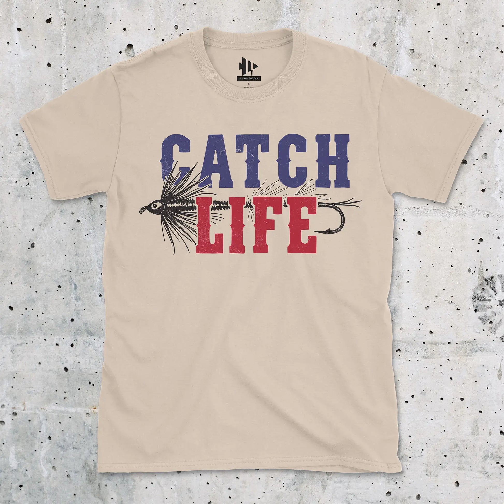 Sand, Catch Life Tee – fish-room