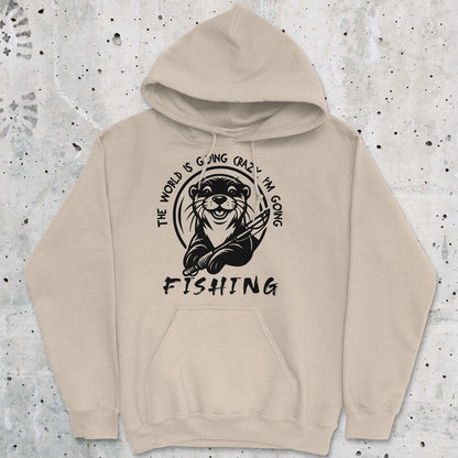 Sand, The World is Going Crazy, I'm Going Fishing Hoodie – fish-room