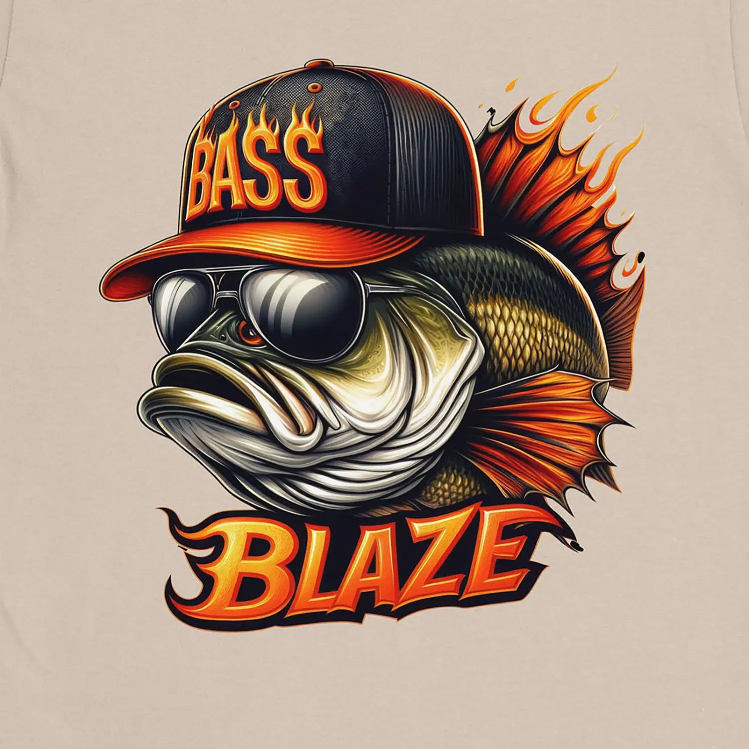 Sand, Bass Blaze Tee – fish-room