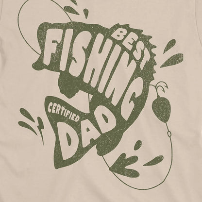 Sand, Certified Best Fishing Dad Tee – fish-room