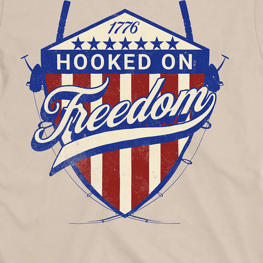 Sand, Hooked On Freedom Tee – fish-room