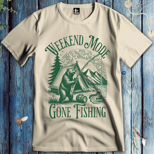 Weekend Mode: Gone Fishing T-Shirt