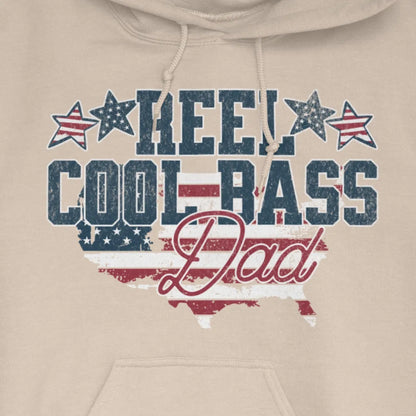 Sand, Reel Cool Bass Dad Hoodie – fish-room
