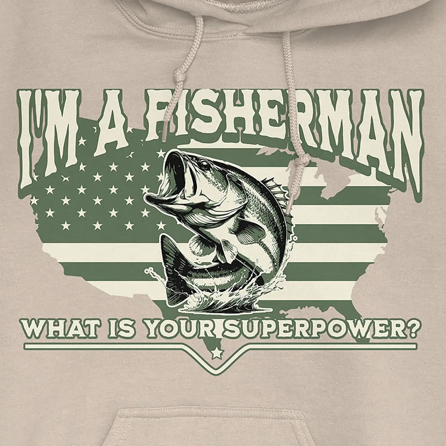 Sand, Fisherman Superpower Hoodie – fish-room