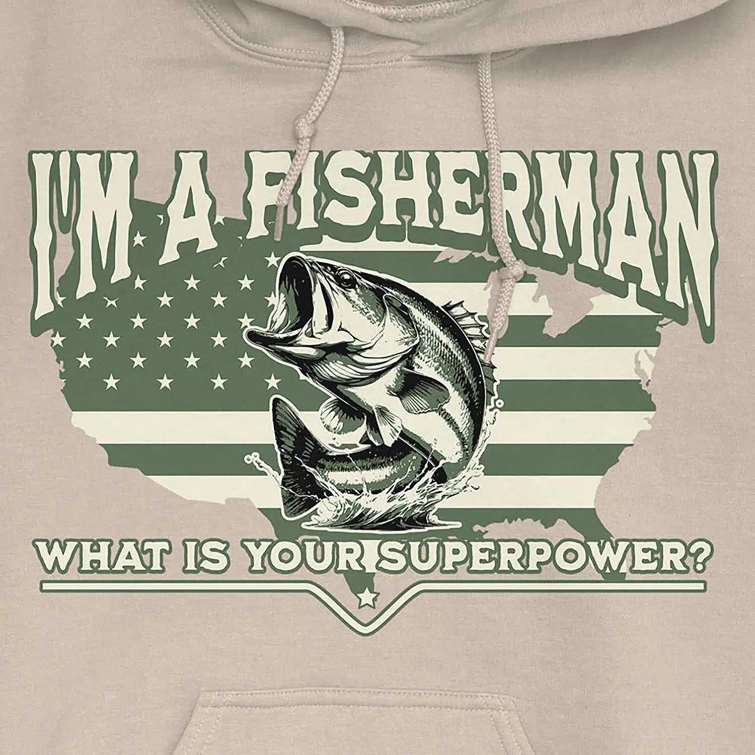 Sand, Fisherman Superpower Hoodie – fish-room