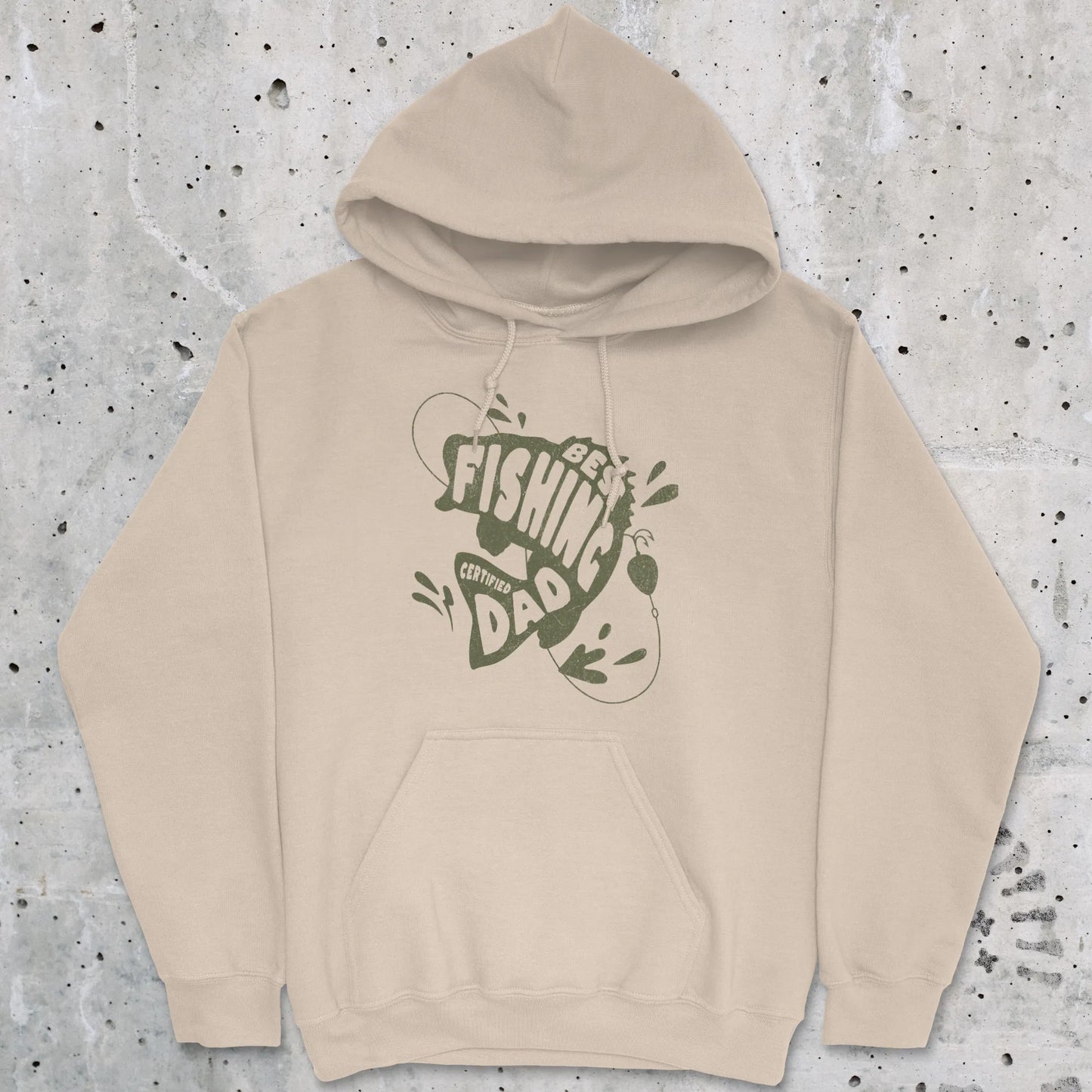 Sand, Certified Best Fishing Dad Hoodie – fish-room
