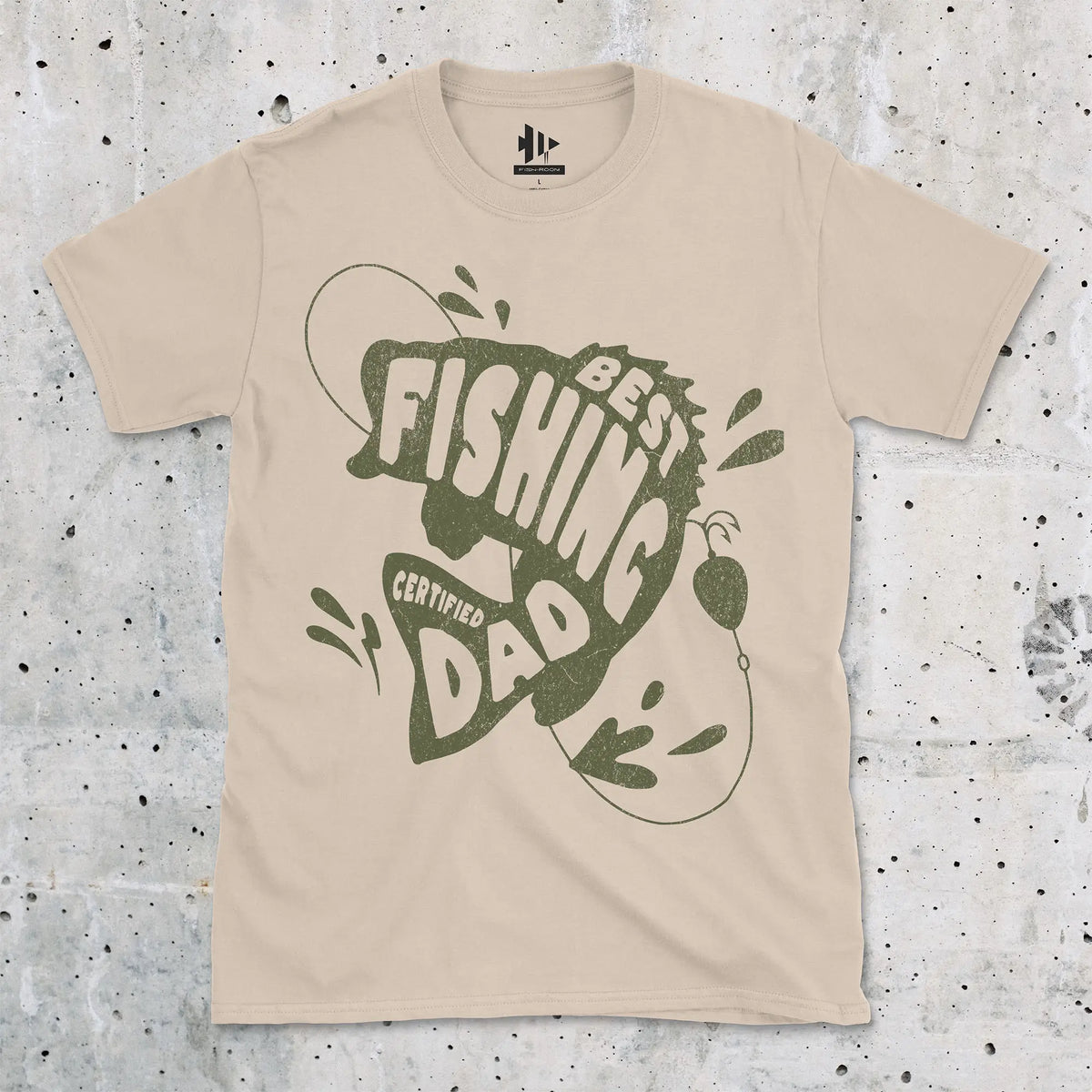 Sand, Certified Best Fishing Dad Tee – fish-room