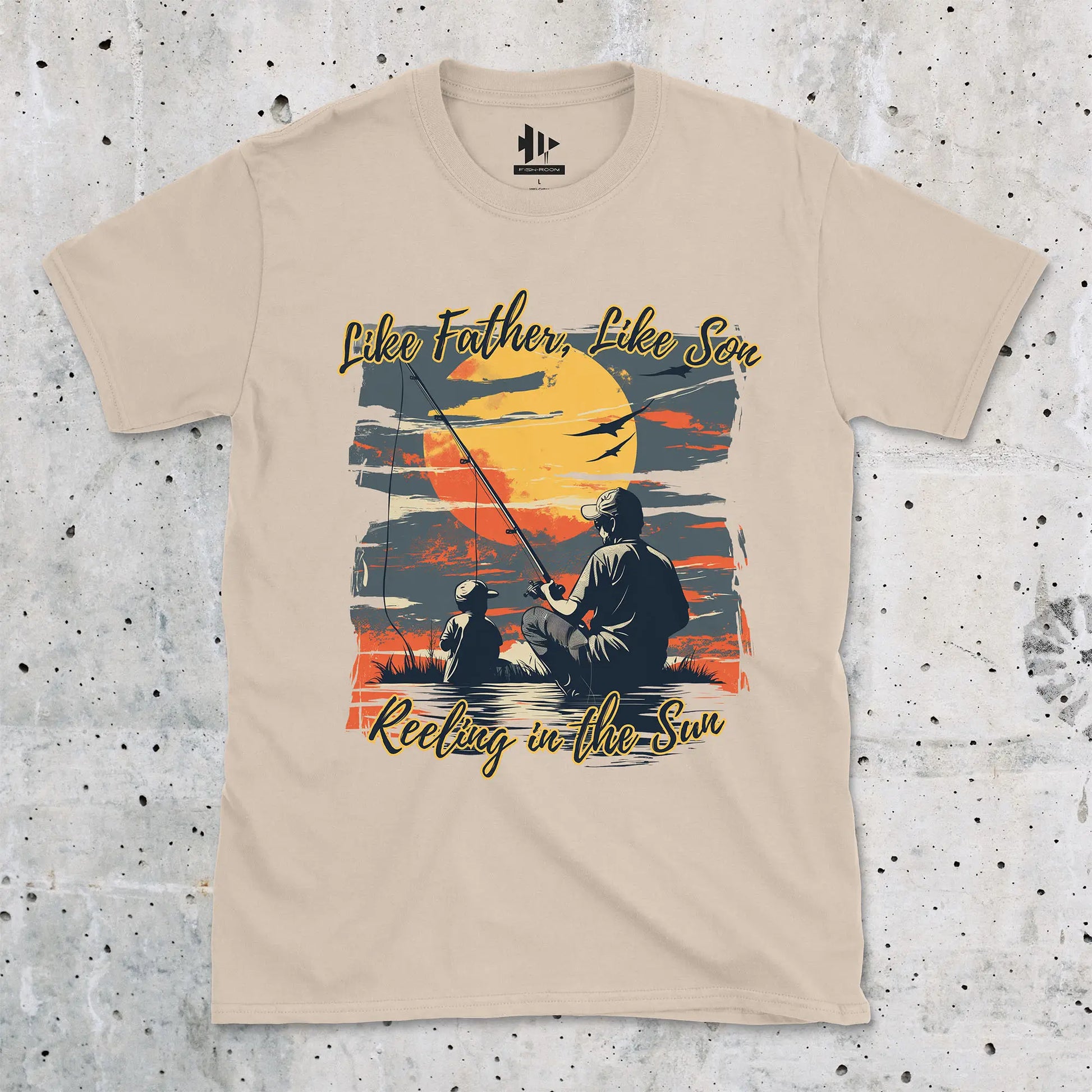Sand, Like Father Like Son Tee – fish-room