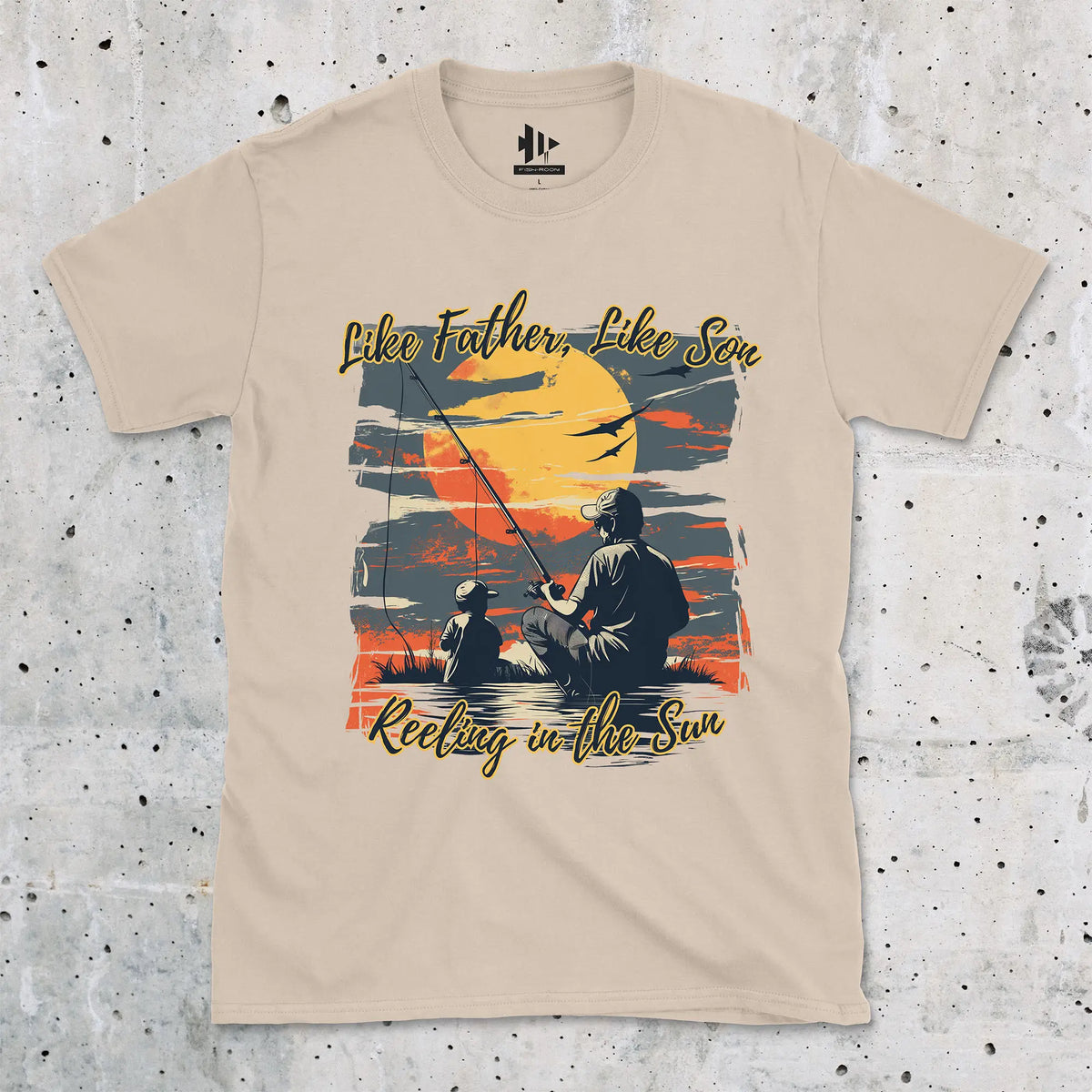 Sand, Like Father Like Son Tee – fish-room