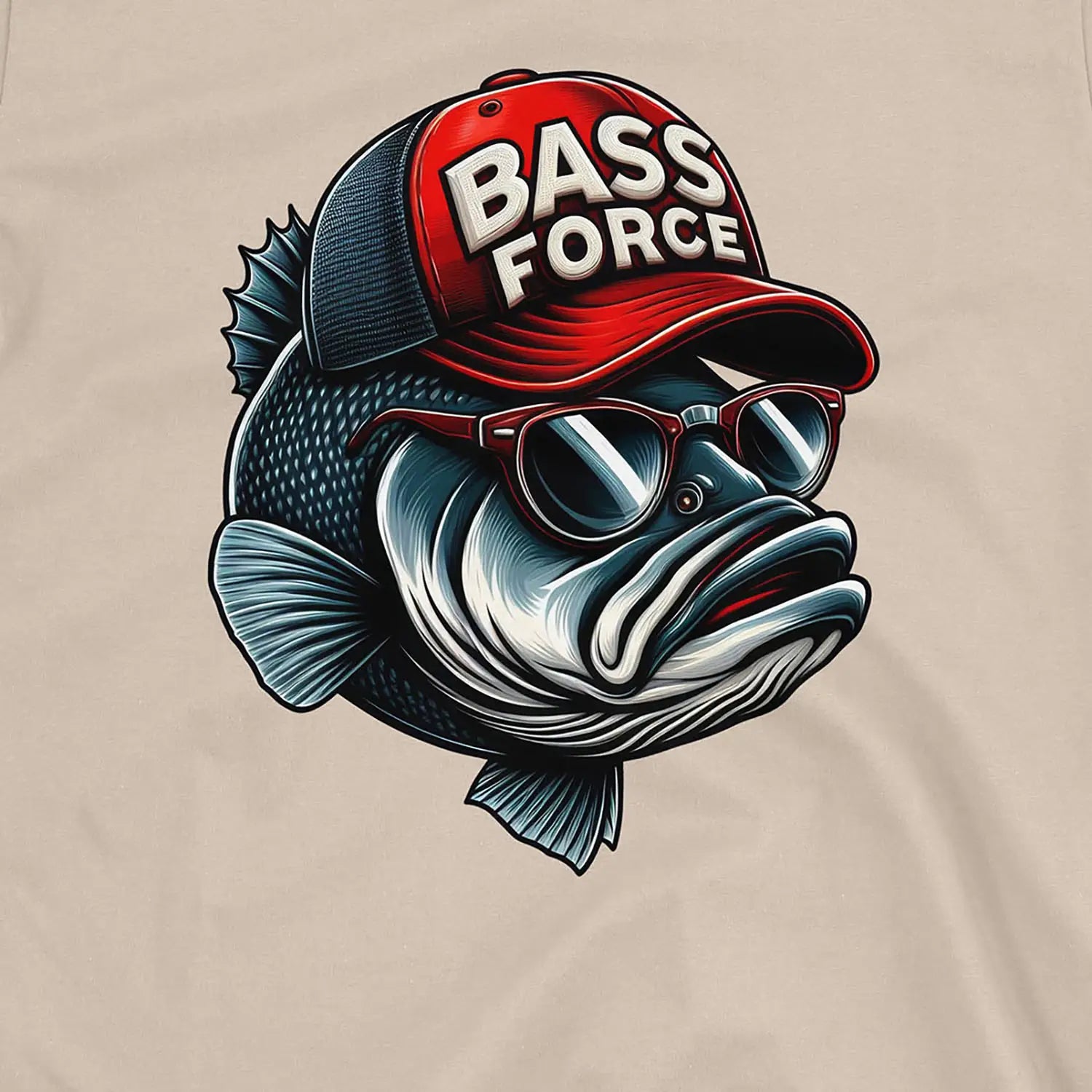 Sand, Bass Force Tee – fish-room
