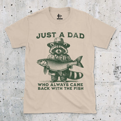 Sand, Just a Dad Who Always Came Back With a Fish Tee – fish-room