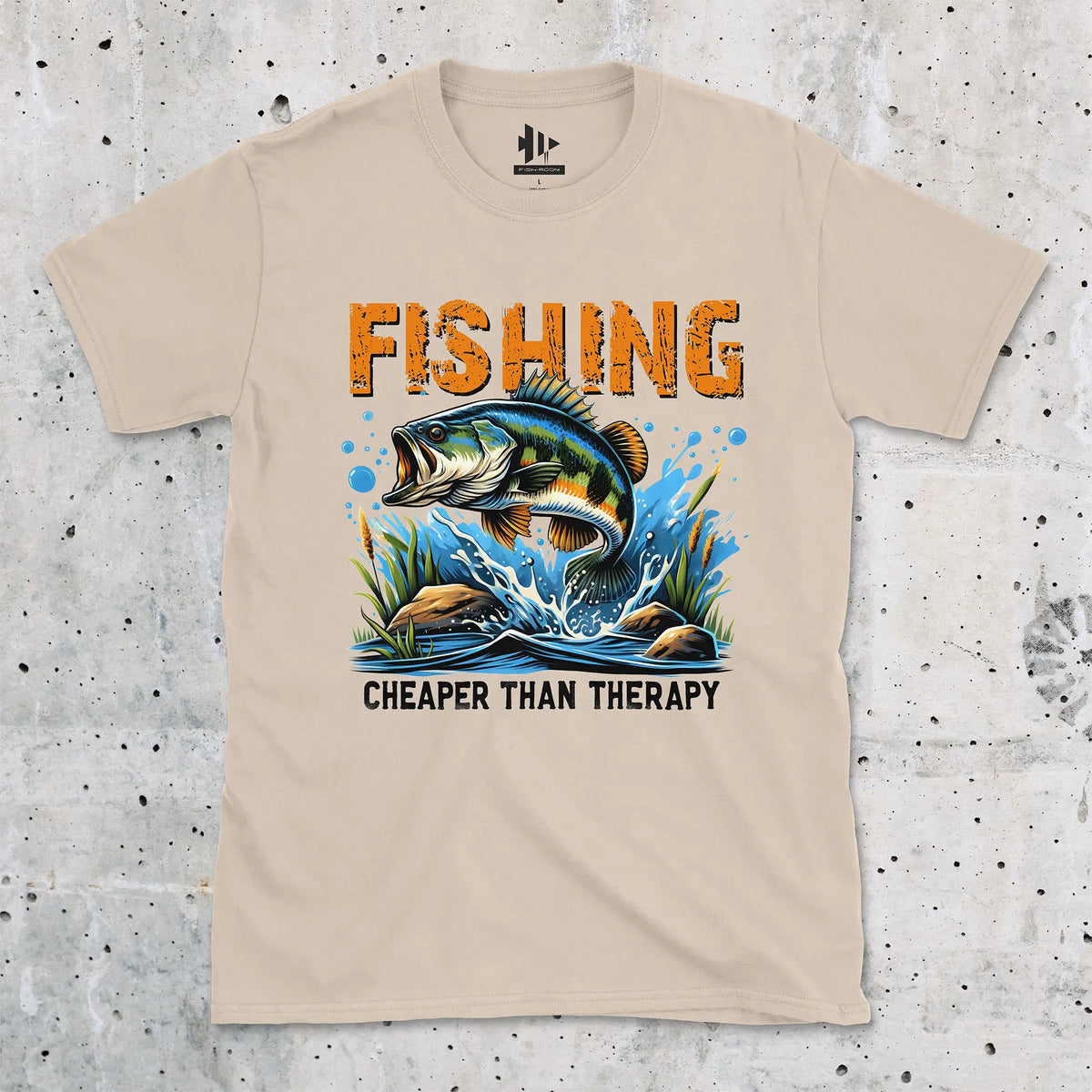 Sand, Cheaper Than Therapy Tee – fish-room