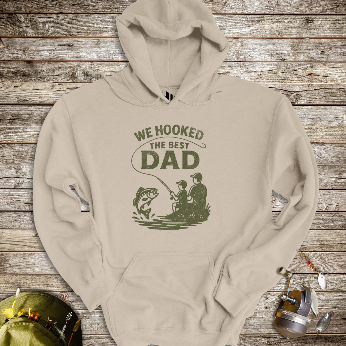 We Hooked the Best Dad Hoodie