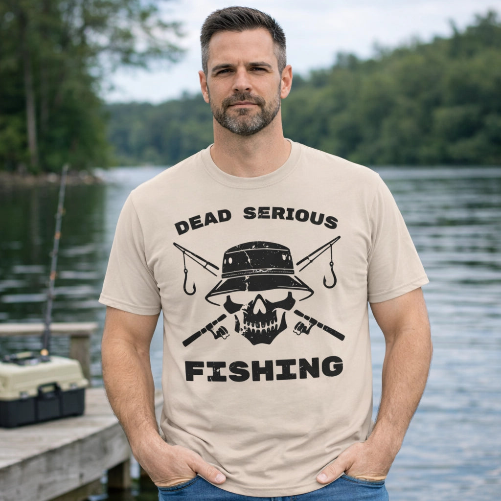Sand, Dead Serious Fishing Tee – fish-room