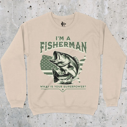 Sand, Fisherman Superpower Sweatshirt – fish-room