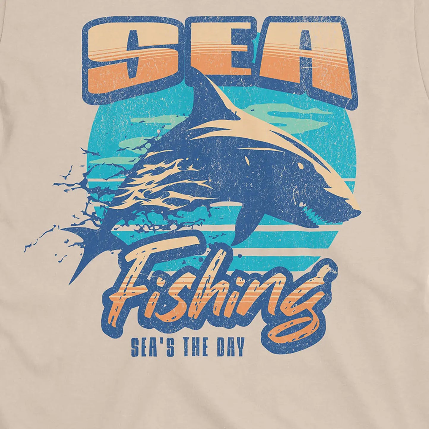Sand, Sea Fishing, Sea's the Day Shark Tee – fish-room