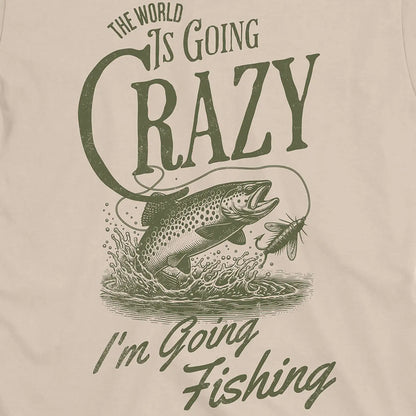 Sand, The World Is Going Crazy Tee – fish-room