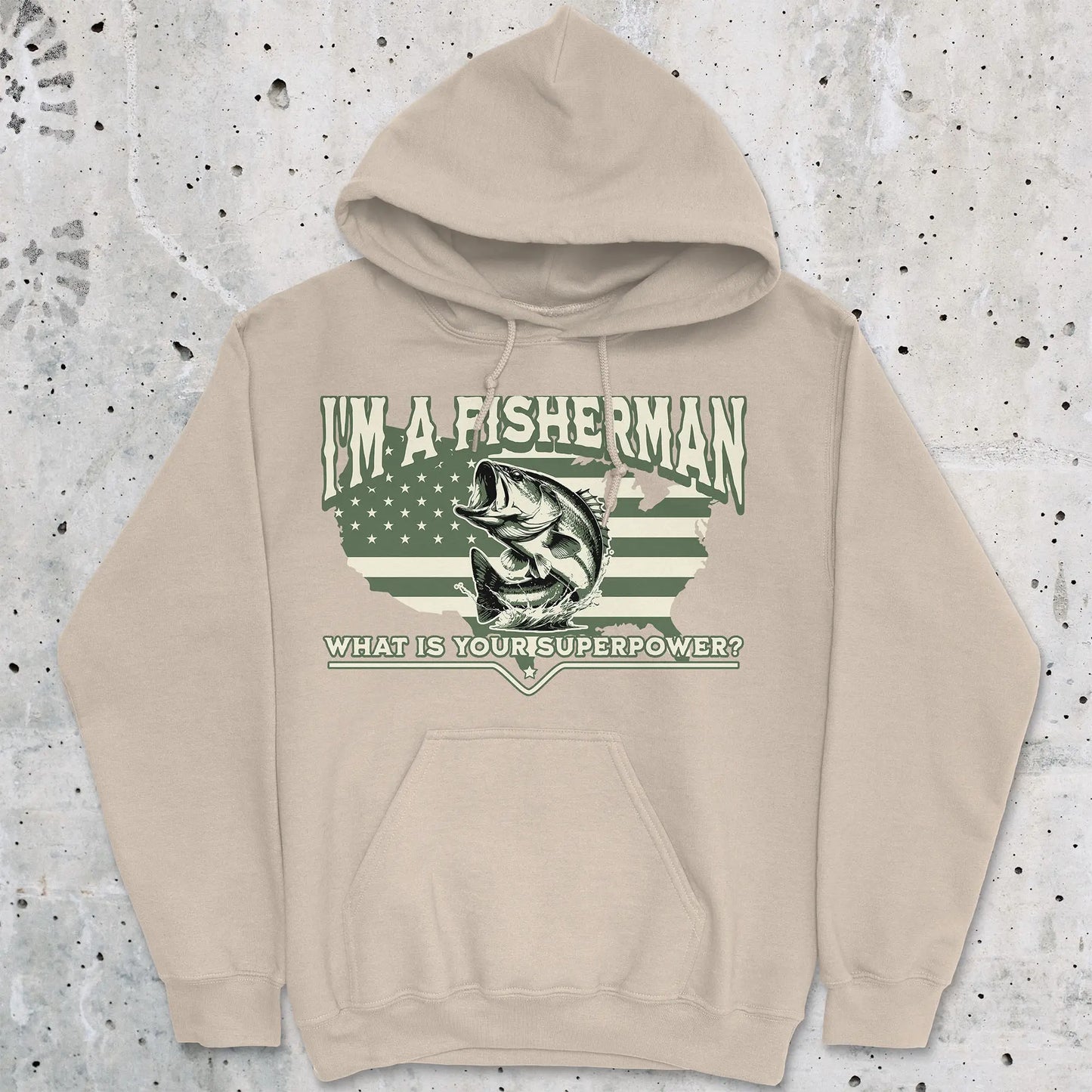 Sand, Fisherman Superpower Hoodie – fish-room