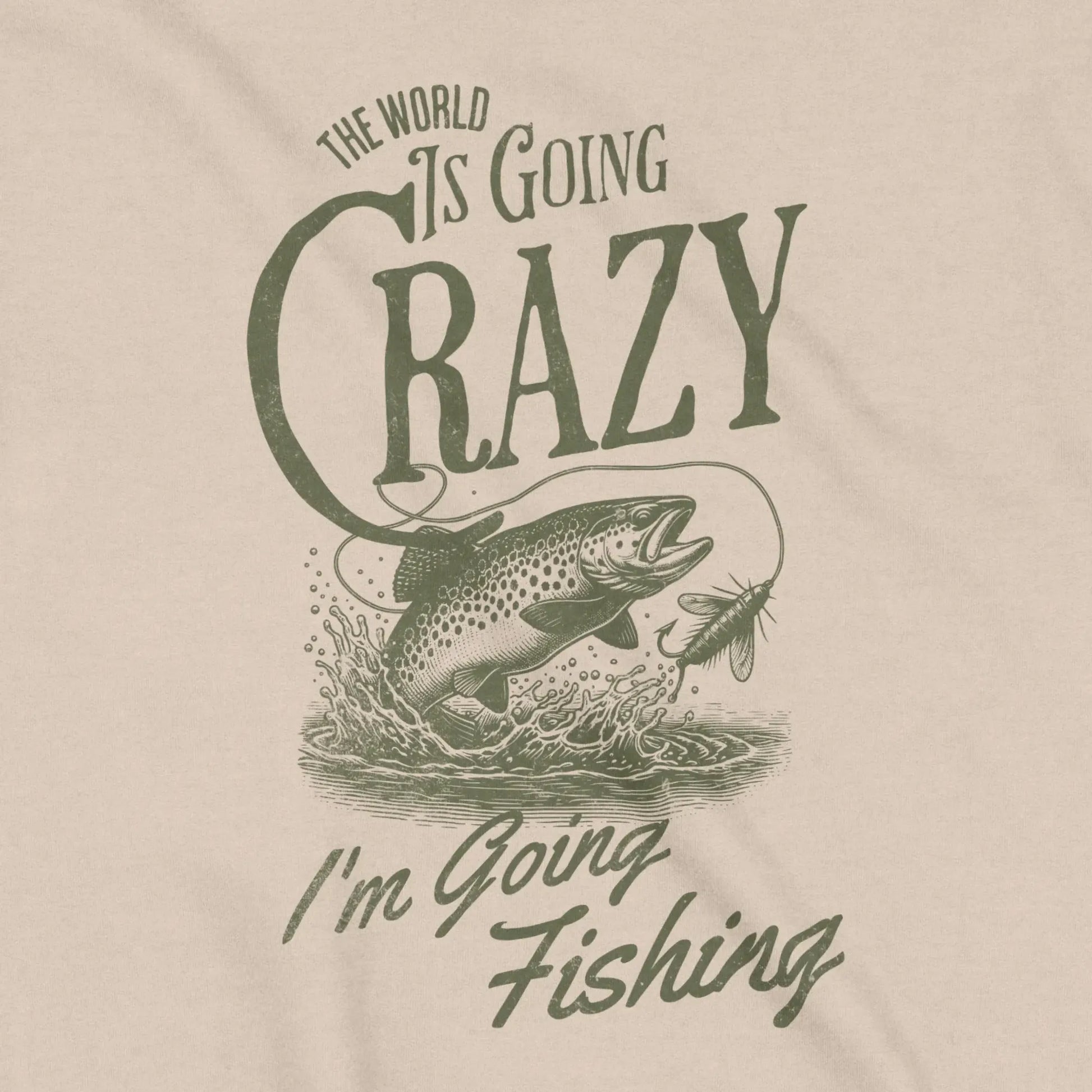 Sand, The World Is Going Crazy Sweatshirt – fish-room