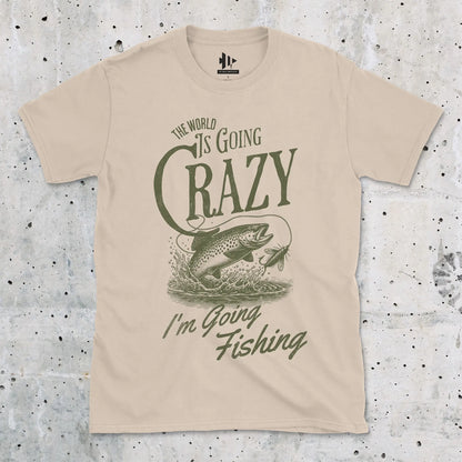 Sand, The World Is Going Crazy Tee – fish-room