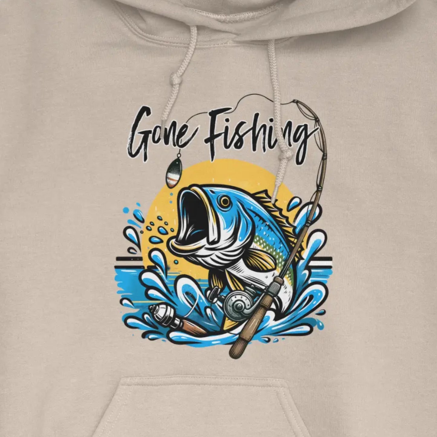 Sand, Gone Fishing Hoodie – fish-room